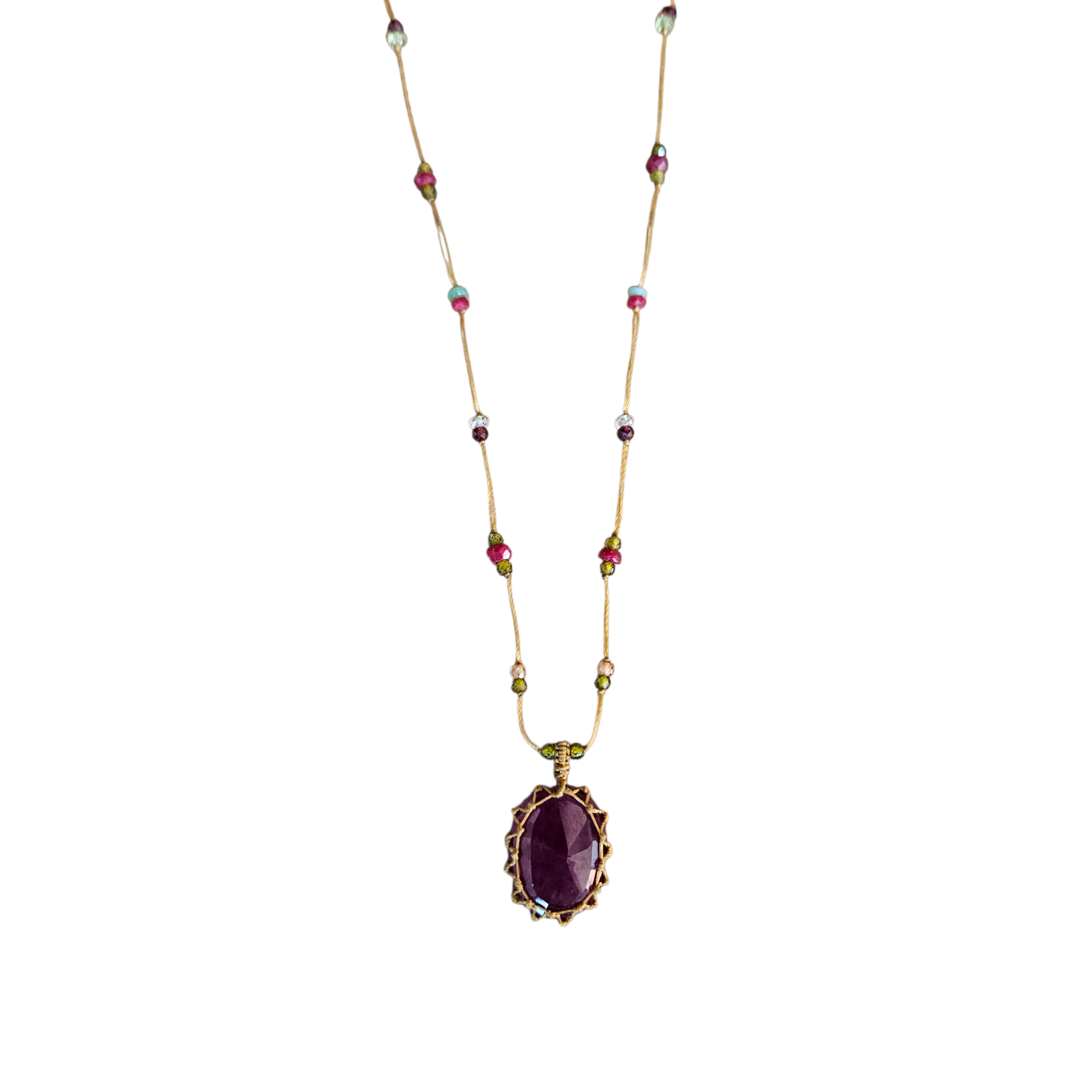 LONG TIBETAN NECKLACE VVVV
