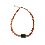 N°25 CORAL & TURQUOISE 28,98g. NECKLACE